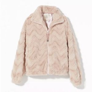 Urban Outfitters Faux Fur Jacket - Cream/P…